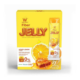 W JELLY HONEY LEMON FLAVOR DIETARY กลิ่นฮันนี่ เลม่อน บรรจุ 7 ซอง - Wink White, อาหารเสริม