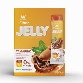 W JELLY TAMARIND FLAVOR DIETARY กลิ่นมะขาม บรรจุ 7 ซอง - Wink White, บำรุงระบบทางเดินอาหาร (ย่อยอาหาร, การขับถ่าย ดีท็อกซ์)