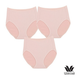 Wacoal Panty กางเกงในรูปทรง SHORT แบบเต็มตัว รุ่น WU4T34 สีเบจ Set 3 ชิ้น - Wacoal, สินค้าใหม่แฟชั่น