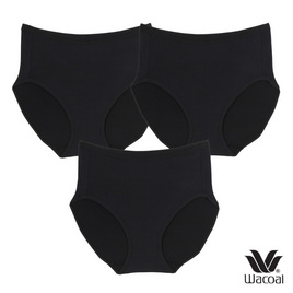 Wacoal Panty กางเกงในรูปทรง SHORT แบบเต็มตัว รุ่น WU4T34 สีดำ Set 3 ชิ้น - Wacoal, สินค้าใหม่แฟชั่น