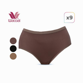 Wacoal Soft Panty กางเกงชั้นใน (ดำ,น้ำตาล,เนื้อ) จำนวน 9 ตัว - Wacoal, กางเกงใน