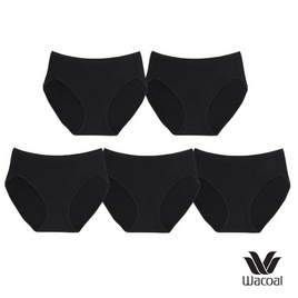 Wacoal Surprise Panty กางเกงใน Bikini แพ็ค 5 ชิ้น รุ่น WU1F34 สีดำ - Wacoal, Wacoal