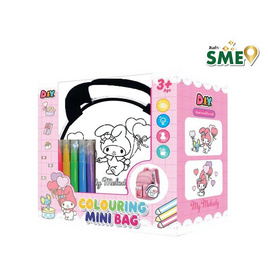 Wanna D.I.Y. Colouring Mini Bag กระเป๋ามินิระบายสี My Melody - Wanna, สินค้าใหม่เครื่องเขียน