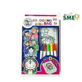 Wanna กระเป๋าผ้าระบายสี Doraemon DIY Colouring Bag - Wanna, กระดาษและสมุด