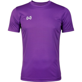 Warrix เสื้อคอกลมวอริกซ์แขนสั้นสีม่วง - WARRIX, เสื้อผ้า