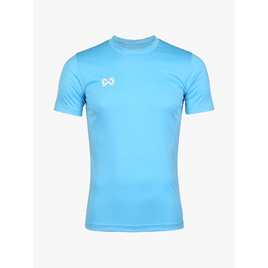 Warrix เสื้อฟุตบอลคอกลมแขนสั้น สีฟ้า - WARRIX