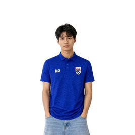 Warrix เสื้อฟุตบอลทีมชาติไทย 26/27 (Cheer Polo) สีน้ำเงิน - WARRIX