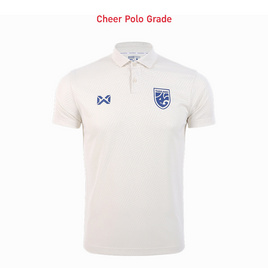 Warrix เสื้อ Cheer Polo ทีมชาติไทย 2024/25 Ivory Prestige สีขาวไอวอรี WA-243FBATH30 - WARRIX, เสื้อผ้า