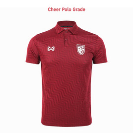 Warrix เสื้อ Cheer Polo ทีมชาติไทย 2024/25 Scarlet Warrior สีแดงสกาเล็ต WA-243FBATH30 - WARRIX, เสื้อผ้า