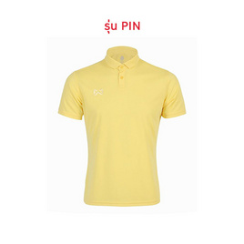 Warrix เสื้อโปโลสีเหลือง PIN POLO - WARRIX, เสื้อผ้า