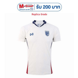 Warrix เสื้อ Replica ทีมชาติไทย 2024/25 Ivory Prestige สีขาวไอวอรี WA-243FBATH52 - WARRIX, แฟชั่น