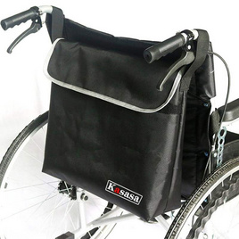 Wheelchair Bag กระเป๋าแขวนรถเข็น (ด้านหลัง) รุ่นใหม่2 ตีนตุ๊กแก - Abloom, รถเข็นผู้ป่วย