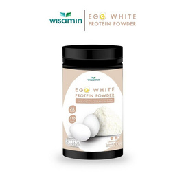 Wisamin EGG WHITE PROTEIN ผงโปรตีนไข่ขาว 300 กรัม - Wisamin, อาหารเสริมการออกกำลังกาย