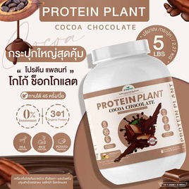 Wisamin PROTEIN PLANT โปรตีนแพลนท์ สูตร1 รสโกโก้ ช็อกโกแลต 2.27 Kg. - Wisamin, ความงามและสุขภาพ