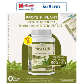 Wisamin PROTEIN PLANT โปรตีนแพลนท์ สูตร1 รสมัทฉะชาเขียว 900 กรัม - Wisamin, อาหารเสริมการออกกำลังกาย