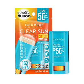 Woonae กันแดดแบบแท่ง Clear Sun Stick SPF50+ PA++++ 15 กรัม - Woonae, ความงามและของใช้ส่วนตัว