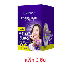 Woonae เจลครีมบำรุงผิวหน้า Hya Moisturizing Gel Cream 80 กรัม (แพ็ก3ชิ้น) - Woonae, ดูแลผิวหน้า