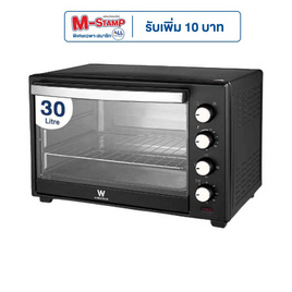 Worldtech เตาอบไฟฟ้า ขนาด 30 ลิตร รุ่น WT-OV30L_BLK - Worldtech, เสริฟเมนูอร่อยง่ายๆ ด้วยเตาอบและไมโครเวฟ..ปลอดภัย มีประกัน