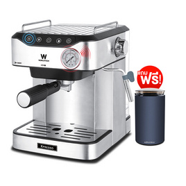 Worldtech เครื่องชงกาแฟเอสเปรสโซ่ รุ่น WT-CM406 + เครื่องบดเมล็ดกาแฟ150Cดำ - Worldtech, เครื่องชงกาแฟและชา