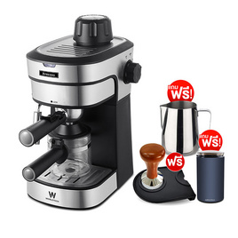 Worldtech เครื่องชงกาแฟเอสเปรสโซ่ รุ่น WT-CM8 + เครื่องบดเมล็ดกาแฟ150Cดำ + ACC - Worldtech, เครื่องชงกาแฟและชา