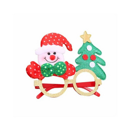 YSB-B1S128-แว่นตาคริสต์มาส แว่นซานต้าครอส พร๊อพคริสมาสต์ พร็อพถ่ายรูป - YSB, เสื้อผ้าและเครื่องประดับ