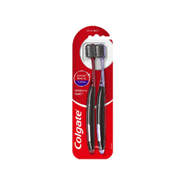คอลเกต แปรงสีฟัน อ๊อพติคไวท์ เพอร์เพิล แพ็กคู่ (คละสี) - Colgate, แปรงสีฟัน