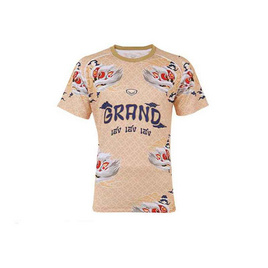 เสื้อตรุษจีนคอกลม สีครีม - Grand Sport, เสื้อผ้า