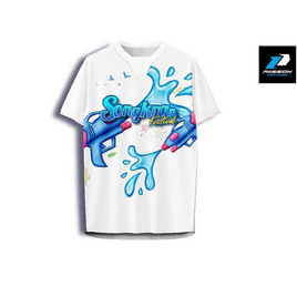 เสื้อคอวาย ลายปืนฉีดน้ำ - Passion, เสื้อผ้า