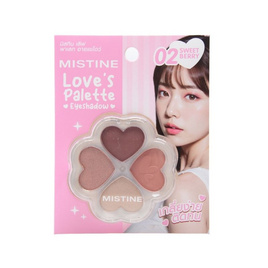 มิสทิน เลิฟ พาเลท อายแชโดว์ 02 สวีทเบอร์รี่ - Mistine, เครื่องสำอาง