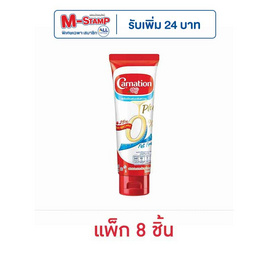 คาร์เนชั่น นมข้นหวานหลอดไขมัน 0% น้ำตาลน้อย 180 กรัม (แพ็ก 8 ชิ้น) - คาร์เนชั่น, น้ำตาลและสารให้ความหวาน