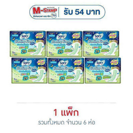 โซฟี คูลลิ่งเฟรชไนท์เนเชอรัล0.1 29ซม. (ห่อละ 5 ชิ้น) - Sofy, ผ้าอนามัย/แผ่นอนามัย