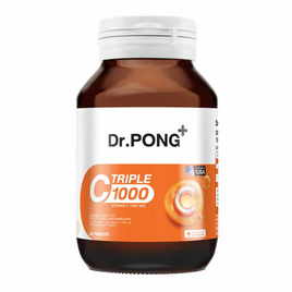 ดร.พงศ์ ทริปเปิล ซี1000 วิตามินซี 1000 มก. 60 เม็ด - Dr.Pong, 7Online