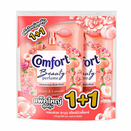 คอมฟอร์ท บิวตี้ เพอร์ฟูม กลิ่นลูกพีชและดอกคามิเลีย 1000 มล. (แพ็ก 1+1) - Comfort, ของใช้ภายในบ้าน