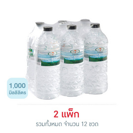 น้ำแร่เซเว่นซีเล็ค 1000 มล. (แพ็ก 6 ขวด) - เซเว่นซีเล็ค, น้ำดื่ม