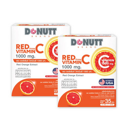 เรด ออร์เร้นจ์ วิตามินซี 1000 มก. (DONUTT) - Donutt, อาหารเสริมเพื่อความงาม