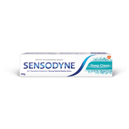 เซ็นโซดายน์ยาสีฟันดีพคลีน 100 กรัม - SENSODYNE, ความงามและของใช้ส่วนตัว