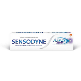 เซ็นโซดายน์ยาสีฟัน แรพพิด แอคชั่น 100 กรัม - SENSODYNE, ยาสีฟัน