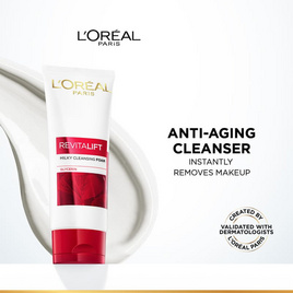 ลอรีอัล รีไวทัลลิฟท์ มิลค์กี้ คลีนซิ่ง โฟม 100 มล. - Loreal, ทำความสะอาดผิวหน้า