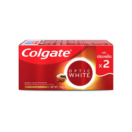 คอลเกต ยาสีฟัน อ๊อฟติคไวท์ สูตรโวลคานิค มิเนอรัล 100 กรัม (แพ็กคู่) - Colgate, ชี้เป้าสินค้า ซูเปอร์แถม