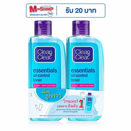 คลีนแอนด์เคลียร์ โทนเนอร์ ออยคอนโทล 100 มล. (แพ็กคู่) - Clean & Clear, โทนเนอร์/สเปรย์น้ำแร่