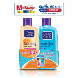 คลีนแอนด์เคลียร์ เจลล้างหน้า+โทนเนอร์ 100 มล. - Clean & Clear, โทนเนอร์และมิสท์