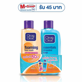 คลีนแอนด์เคลียร์ เจลล้างหน้า+โทนเนอร์ 100 มล. - Clean & Clear, สินค้าขายดี