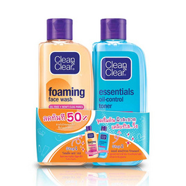 คลีนแอนด์เคลียร์ เจลล้างหน้า+โทนเนอร์ 100 มล. - Clean & Clear, ทำความสะอาดผิวหน้า