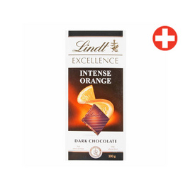 ลินด์ เอ็กซ์เซอร์แลนซ์ออเรนจ์ดาร์ก ช็อกโกแลต 100 กรัม - Lindt, ขนมขบเคี้ยว และช็อคโกแลต