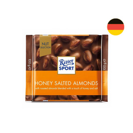 ริตเทอร์สปอร์ต ช็อกโกแลตฮันนี่ซอล์ทอัลมอนด์ 100 กรัม - Ritter Sport, ช็อกโกแลต ลูกอม หมากฝรั่ง