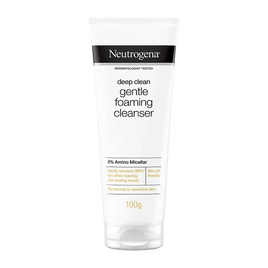 นูโทรจีนา ดีพ คลีน เจนเทิล โฟมมิ่ง คลีนเซอร์ 100 กรัม - Neutrogena, ความงาม