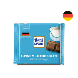 ริตเทอร์สปอร์ต อัลไพน์มิลค์ช็อกโกแลต 100 กรัม - Ritter Sport, 7Online