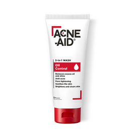 แอคเน่-เอด ไฟว์ อิน วัน วอช ออยล์ คอนโทรล 100 มล. - Acne Aid, เวชสำอางผิวสวยหน้าใส