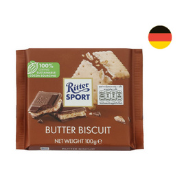 ริตเทอร์สปอร์ต ช็อกโกแลตบัตเตอร์บิสกิต 100 กรัม - Ritter Sport, Ritter Sport