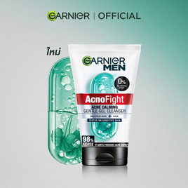 การ์นิเย่ เมน แอคโนไฟท์ แอคเน่ คาล์มมิง เจนเทิล เจล คลีนเซอร์ 100 มล. - Garnier, สำหรับผู้ชาย